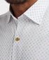 CBSM12215121 | White & Sand Neat Print Sport Shirt