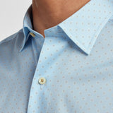 CBSM12217454 | Sky Neat Print Sport Shirt