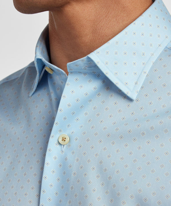 CBSM12217454 | Sky Neat Print Sport Shirt