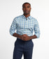 CHBD12824448 | Blue & Green Twill Check Sport Shirt