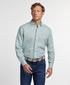 CHBD12825132 | Green Linen Check Sport Shirt