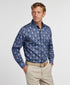 CMSW12402419 | Navy Floral Print Sport Shirt