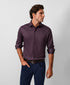CMSK13105606 | Cabernet Solid Texture Knit Sport Shirt