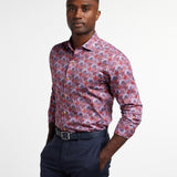 CMSW12402656 | Pink Floral Print Sport Shirt