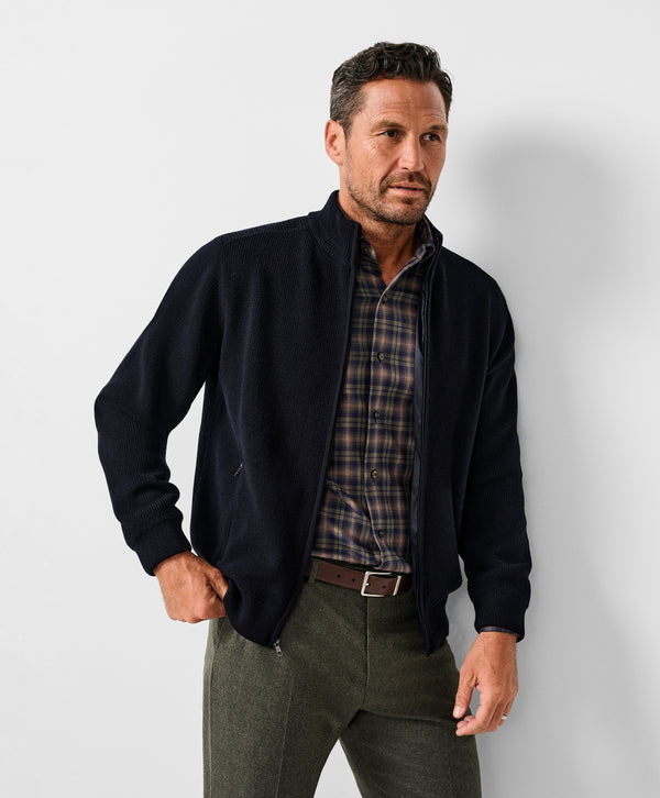 FZPS13114412 | The Aviator Sweater Jacket