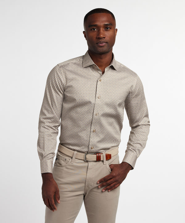 CMSW12602292 | Dune Geometric Print Sport Shirt