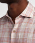 CMSW12828699 | Red & Multi Linen Check Sport Shirt