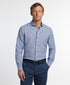 CMSW12953450 | Navy Linen Stripe Sport Shirt