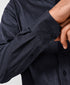 CMSK13105412 | Navy Solid Texture Knit Sport Shirt