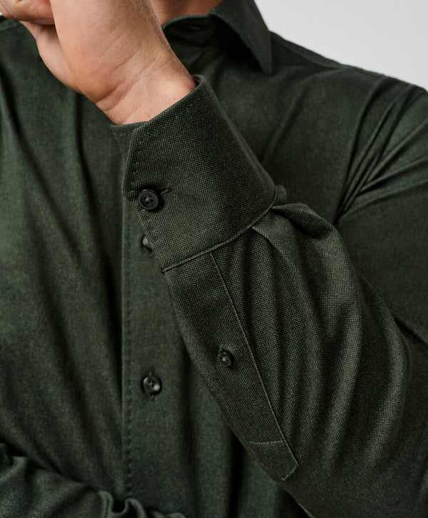 CMSK13105312 | Hunter Solid Texture Knit Sport Shirt