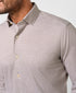 CMSK13829297 | Chocolate & White Check Knit Sport Shirt