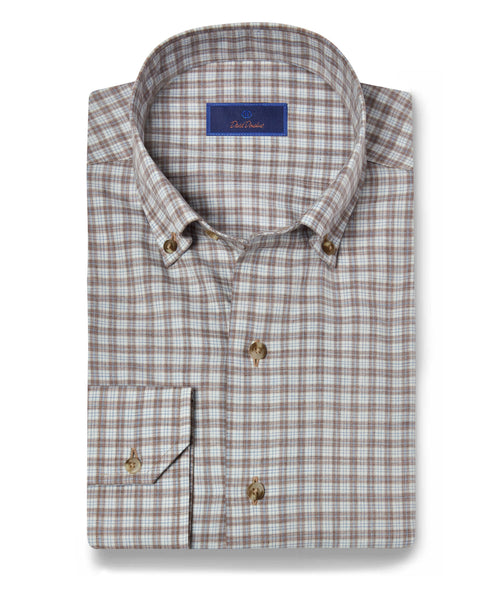 CBBD07855245 | Sand & Sky Brushed Check Shirt