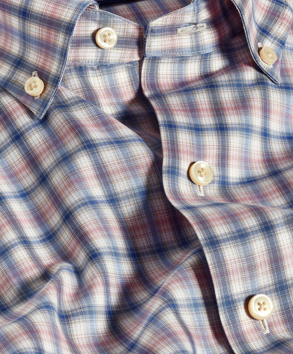 CBBD12830490 | Denim & Multi Twill Check Sport Shirt