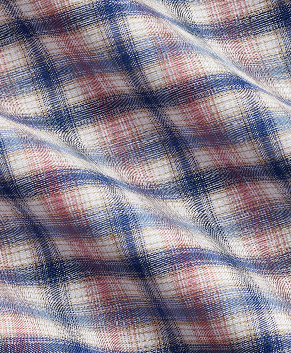 CBBD12830490 | Denim & Multi Twill Check Sport Shirt