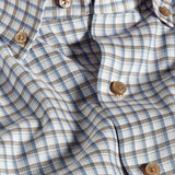 CBBD12831296 | Dune & Blue Twill Check Sport Shirt