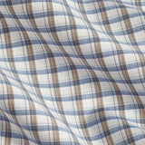 CBBD12831296 | Dune & Blue Twill Check Sport Shirt