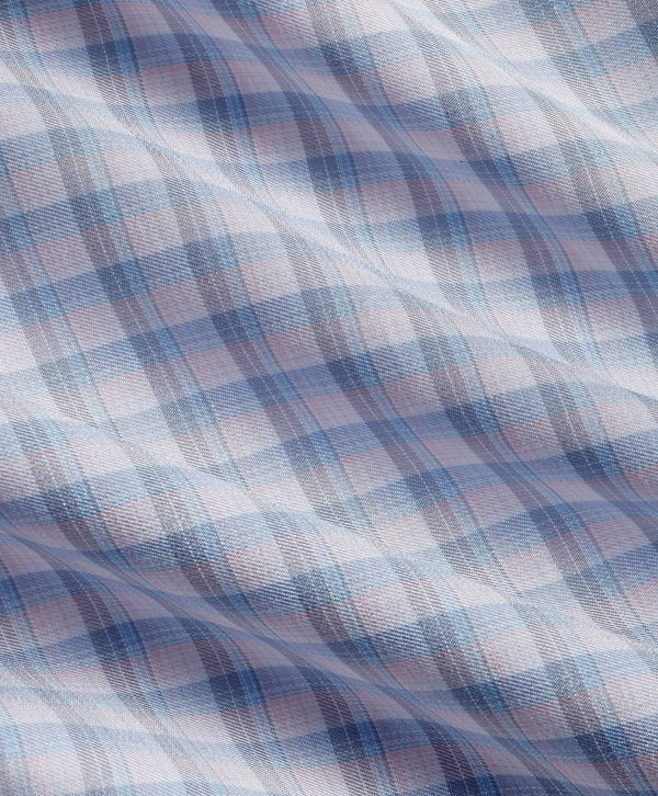 CBBD12832686 | Pink & Sky Twill Check Sport Shirt