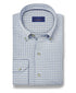 CBBD12833337 | Sage & Blue Twill Check Sport Shirt