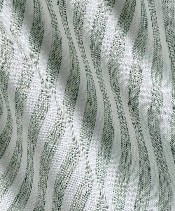 CBBD12955335 | Sage Linen Stripe Sport Shirt