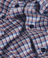 CBBD13826401 | Navy & Spice Check Sport Shirt