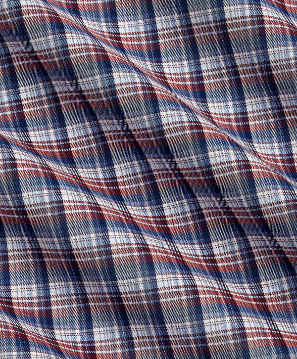CBBD13826401 | Navy & Spice Check Sport Shirt