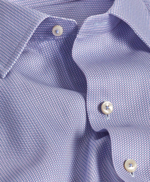 CBSM10014485 | Blue & Purple Micro Print Sport Shirt