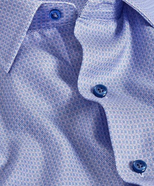 CBSM11018485 | Blue & Purple Micro Print Sport Shirt