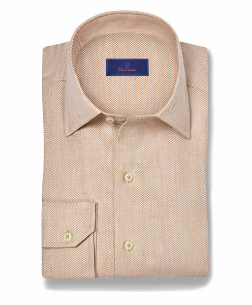 CBSM11101290 | Oatmeal Cashmere Blend Sport Shirt
