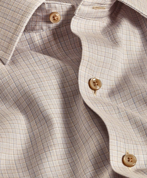 CBSM11826298 | Dune Check Cashmere Blend Sport Shirt