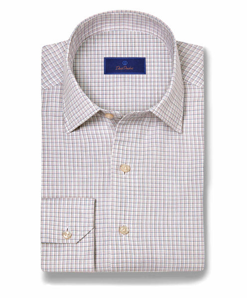 CBSM11828046 | Pearl Check Cashmere Blend Sport Shirt
