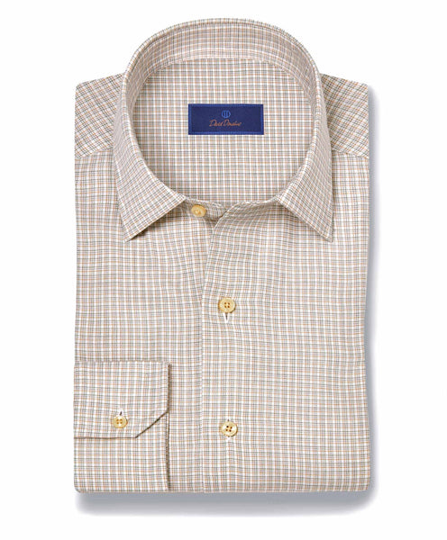 CBSM11828298 | Dune Check Cashmere Blend Sport Shirt