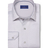 CBSM12214041 | Pearl & Pink Neat Print Sport Shirt