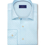 CBSM12217454 | Sky Neat Print Sport Shirt