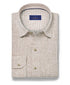CHBD12825124 | White & Dune Linen Check Sport Shirt