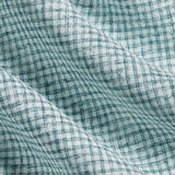 CHBD12825132 | Green Linen Check Sport Shirt