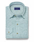 CHBD12825132 | Green Linen Check Sport Shirt