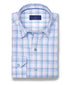 CHBD12829467 | Blue & Pink Twill Check Sport Shirt