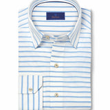 CHBD12954135 | Blue Barre Stripe Sport Shirt