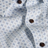 CHBD13210102 | White & Chocolate Neat Sport Shirt