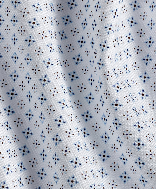 CHBD13210102 | White & Chocolate Neat Sport Shirt