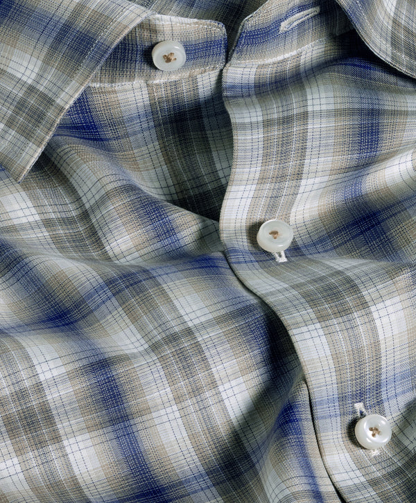 CHBD13833236 | Dune & Navy Check Sport Shirt