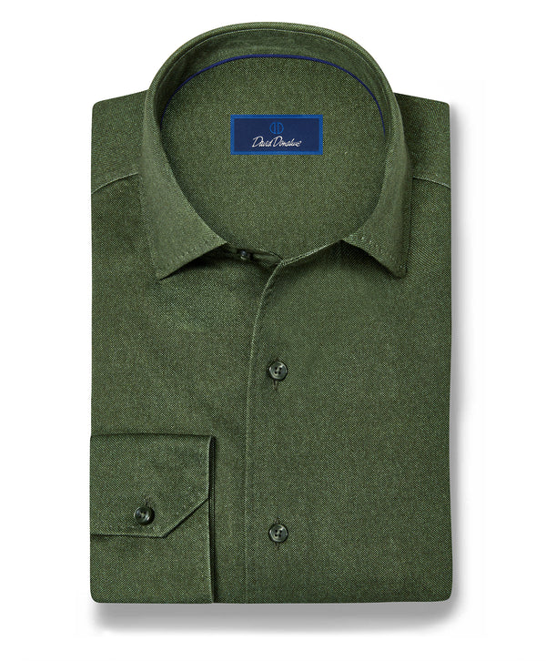 CMSK13105312 | Hunter Solid Texture Knit Sport Shirt