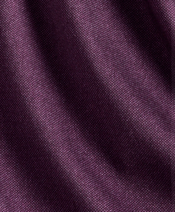 CMSK13105606 | Cabernet Solid Texture Knit Sport Shirt