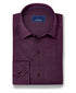 CMSK13105606 | Cabernet Solid Texture Knit Sport Shirt