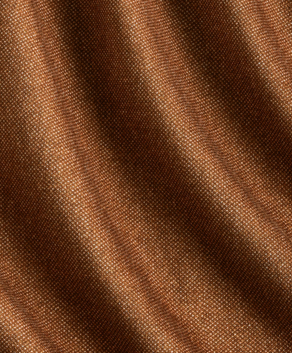 CMSK13105807 | Rust Solid Texture Knit Sport Shirt