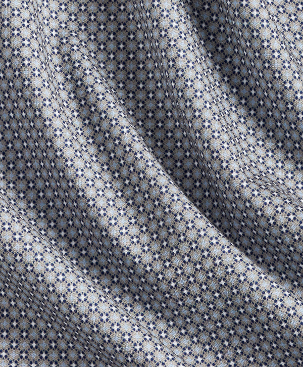 CMSK13212236 | Dune & Navy Neat Knit Sport Shirt