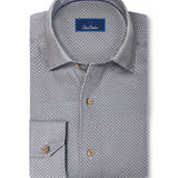 CMSK13212236 | Dune & Navy Neat Knit Sport Shirt