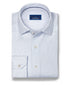 CMSK13214135 | White & Blue Neat Knit Sport Shirt
