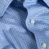 CMSK13610454 | Sky Geometric Knit Sport Shirt