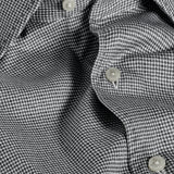 CMSK13829016 | Charcoal & White Check Knit Sport Shirt